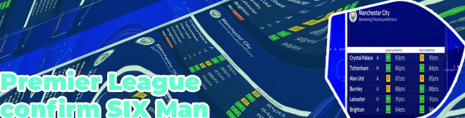 Man city remaining fixtures